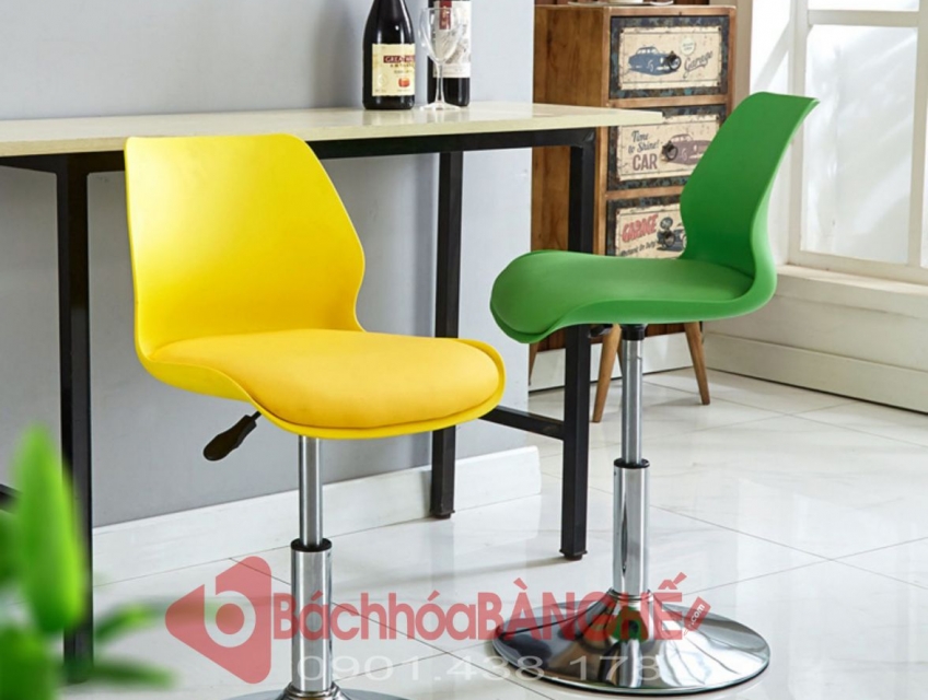 Ghế Makeup, Livestream, Ghế Quầy Tiếp Tân Chân Nâng Hạ