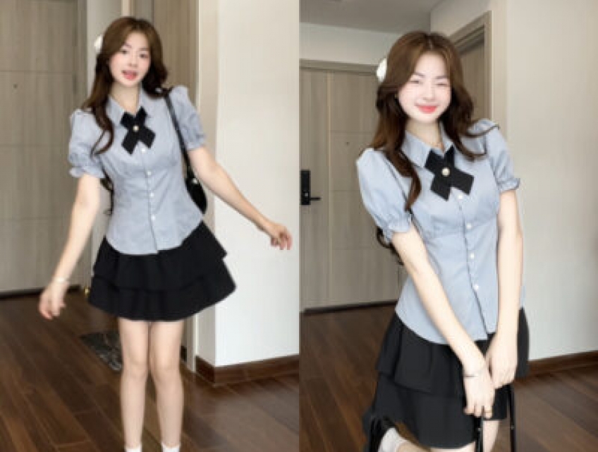 3 Tips phối đồ với áo sơ mi kiểu Hàn Quốc trend 2024