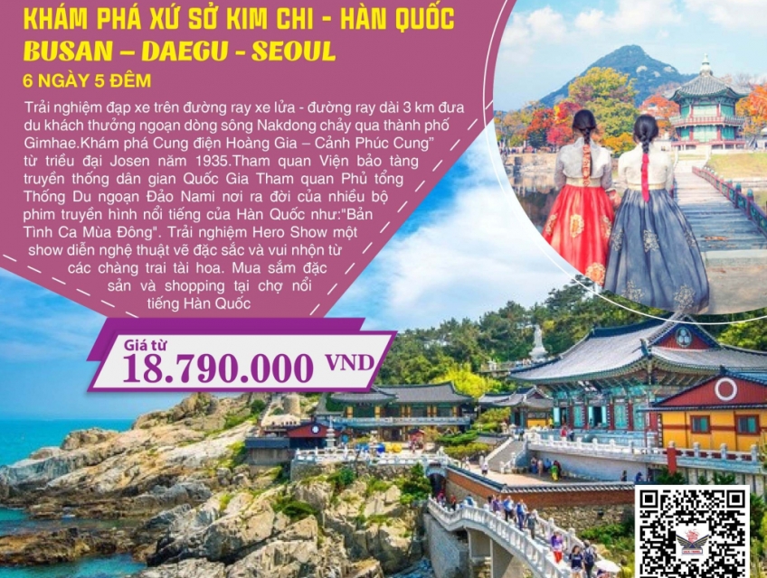 Khám phá xứ sở Kim Chi - Hàn Quốc - Busan- Daegu - Seoul