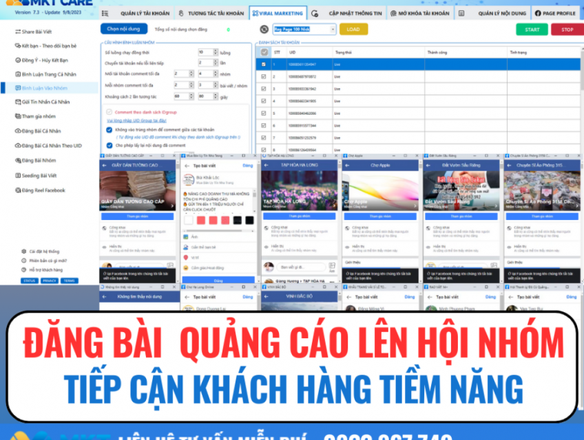 Phần Nuôi Mềm Nick Facebook Số Lượng Lớn - Giải Pháp Tăng Tương Tác Hi