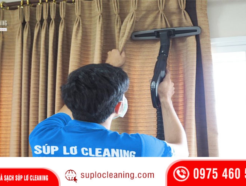 Dịch vụ giặt rèm tại Nam Từ Liêm uy tín và chuyên nghiệp – Súp Lơ Clea