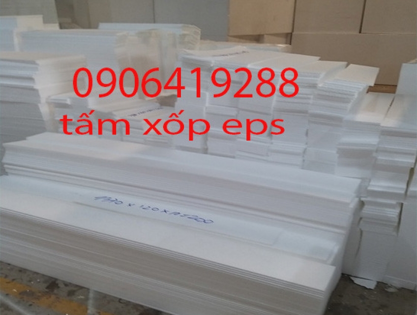 Tấm xốp eps tỷ trọng 16kg chèn lót hàng hóa