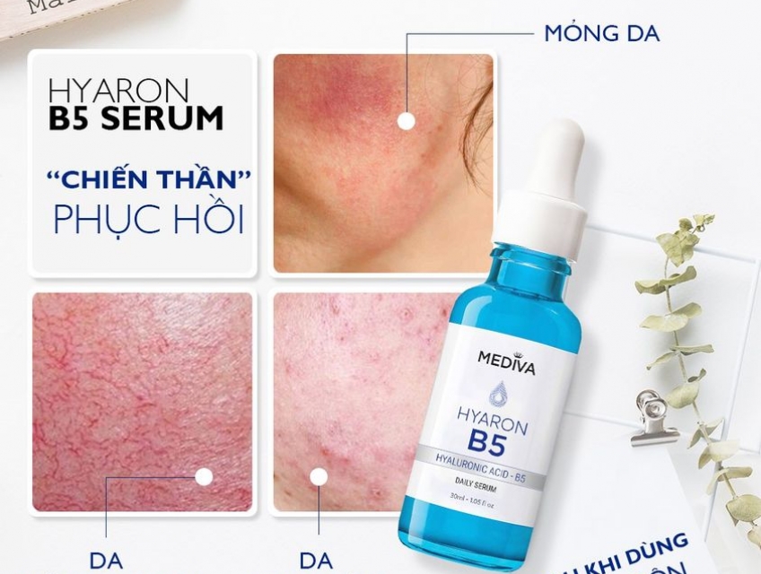 Serum dưỡng phục hồi da cao cấp – Hyaron B5 Mediva !
