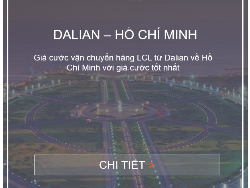 Giá Cước Vận Chuyển Hàng Lẻ Từ Dalian Về Việt Nam