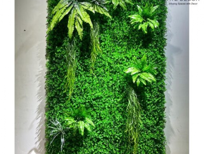 Thi công tường cây giả trọn gói, bảo hành 12 tháng, decor hiện đại