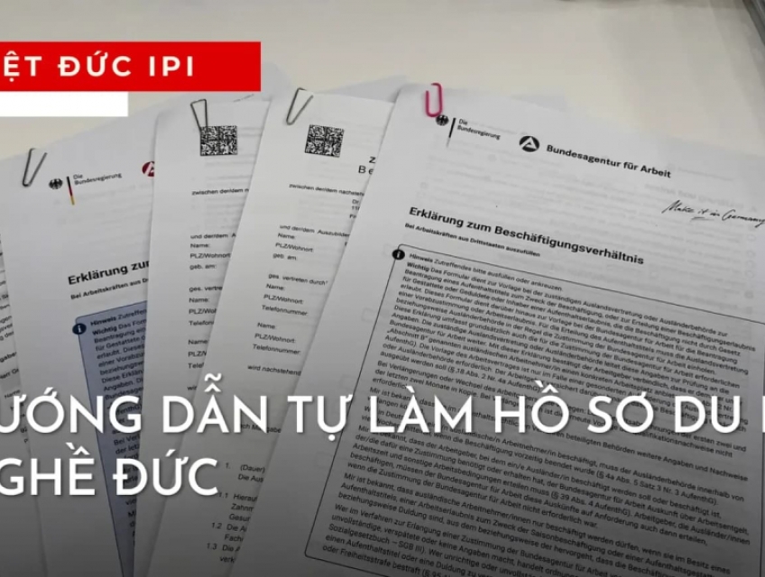 HƯỚNG DẪN TỰ LÀM HỒ SƠ DU HỌC NGHỀ ĐỨC