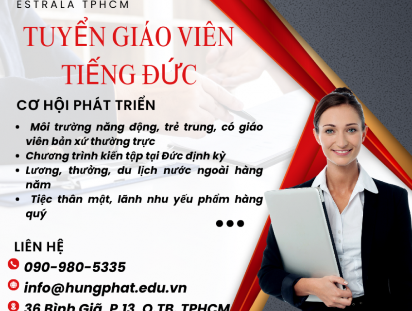 TUYỂN GIÁO VIÊN TIẾNG ĐỨC