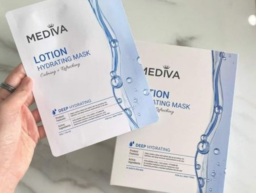 Mặt nạ đắp mặt cao cấp Mediva Lotion Hydrating Mask!!