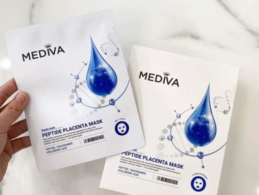 Mặt nạ đắp mặt cao cấp Mediva Peptide Placenta Mask