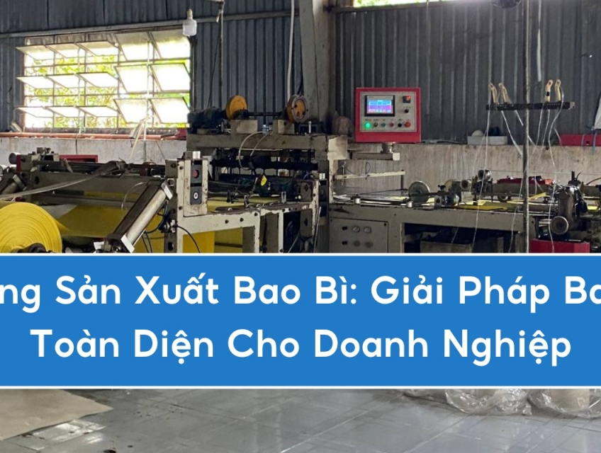 Xưởng Sản Xuất Bao Bì: Giải Pháp Bao Bì Cho Doanh Nghiệp