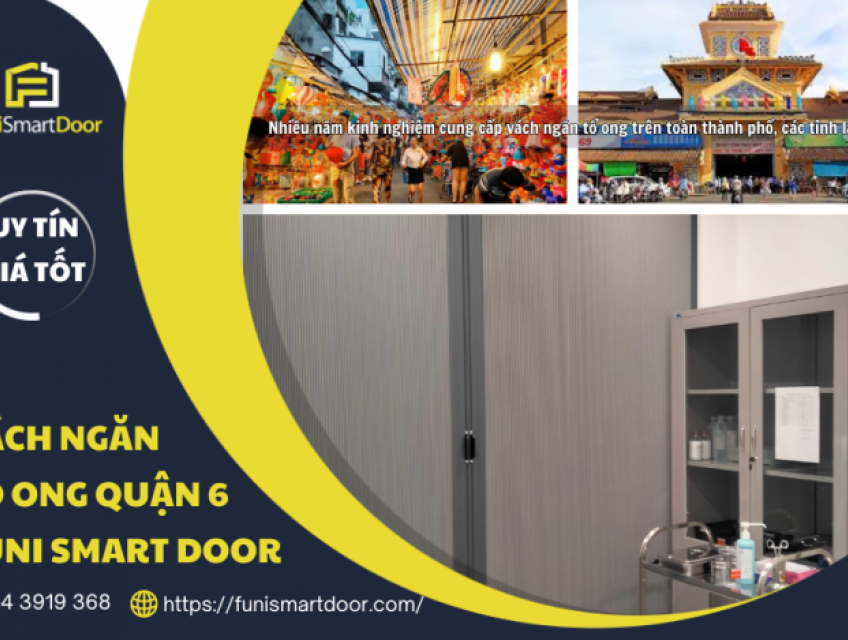 Lắp Đặt Vách Ngăn Rèm Tổ Ong Tại Quận 6- Cập Nhật Ưu Đãi Mới Nhất