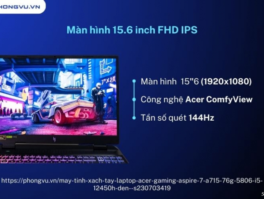 Laptop ACER Gaming Aspire 7 mới 100% | Quận Tân Phú