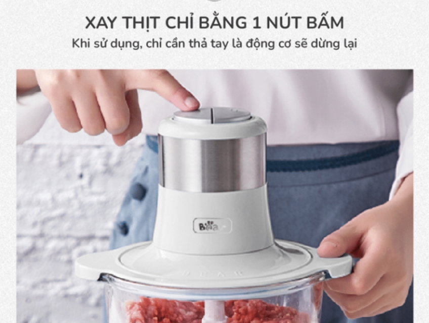 SB-MA02L thiết kế lưới dao thông minh, chế biến được nhiều thực phẩm