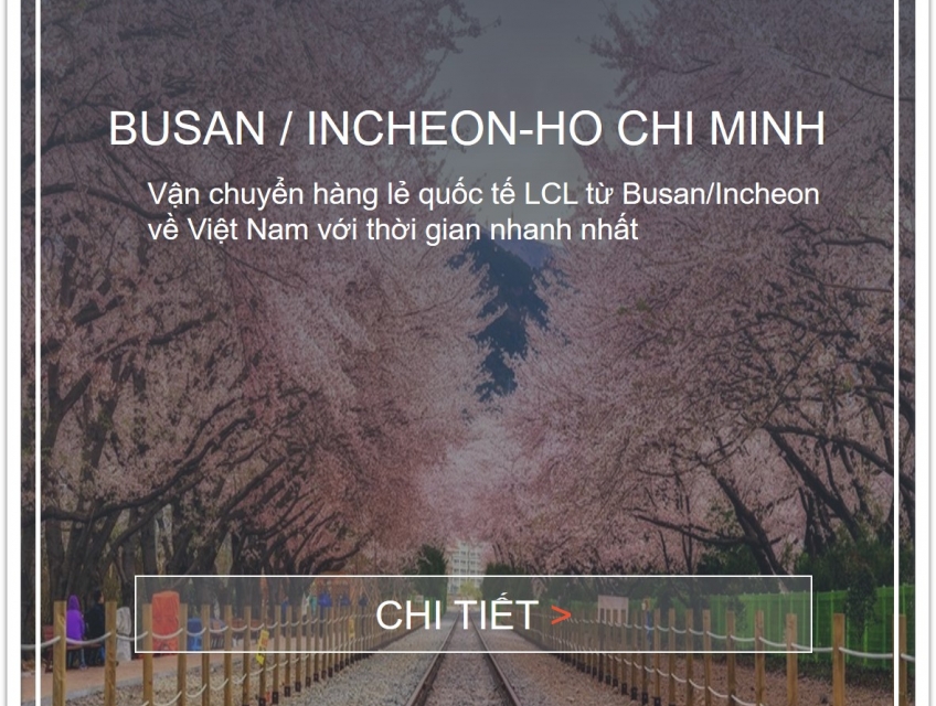 Giá Cước Vận Chuyển Hàng Lẻ Từ Hàn Quốc Về Hồ Chí Minh Mới Nhất