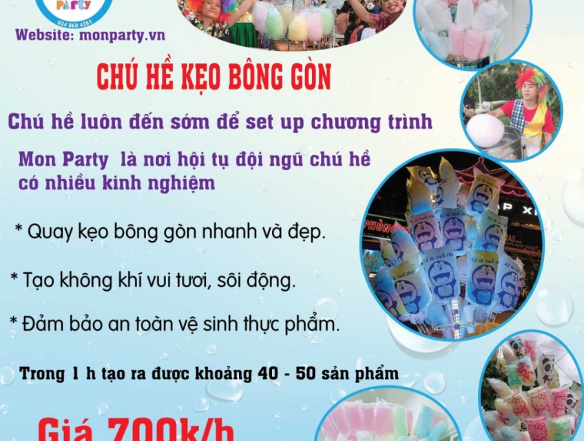 Work shop Kẹo Bông Gòn tại trường học
