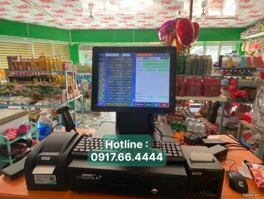 Lắp đặt trọn gói máy tính tiền cho tiệm tạp hóa, siêu thị