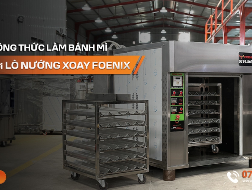 5 công thức làm bánh mì siêu hút khách bằng Lò Nướng Công Nghiệp Foeni