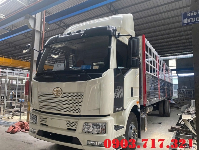 Đại lý bán xe tải Faw 7t9 thùng bạt 9m7 mới 2024 giao ngay