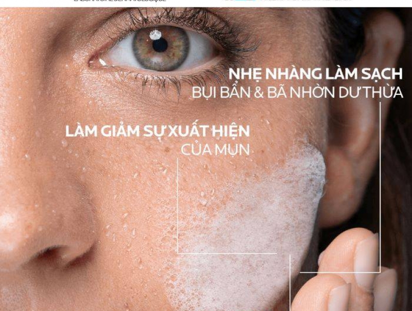 Sữa Rửa Mặt Tạo Bọt Cho Da Dầu La Roche-Posay 50ml