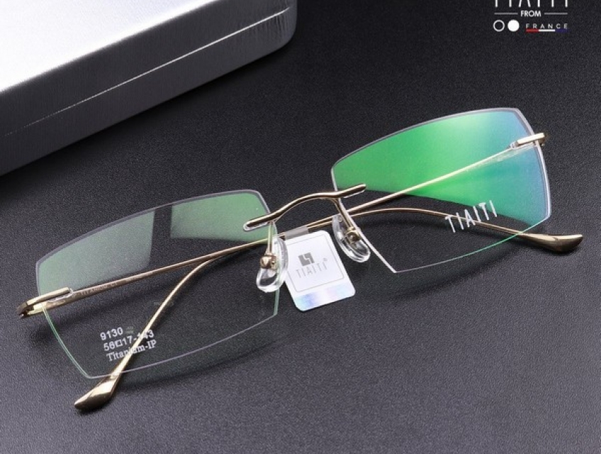 Shop phụ kiện chuyên gọng kính titan nguyên khối gọng tăm chính hãng