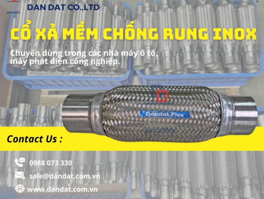Ống bô giảm chấn inox/ Ống ruột gà ô tô/ Ống xả mềm ô tô/ Ống bô xả inox