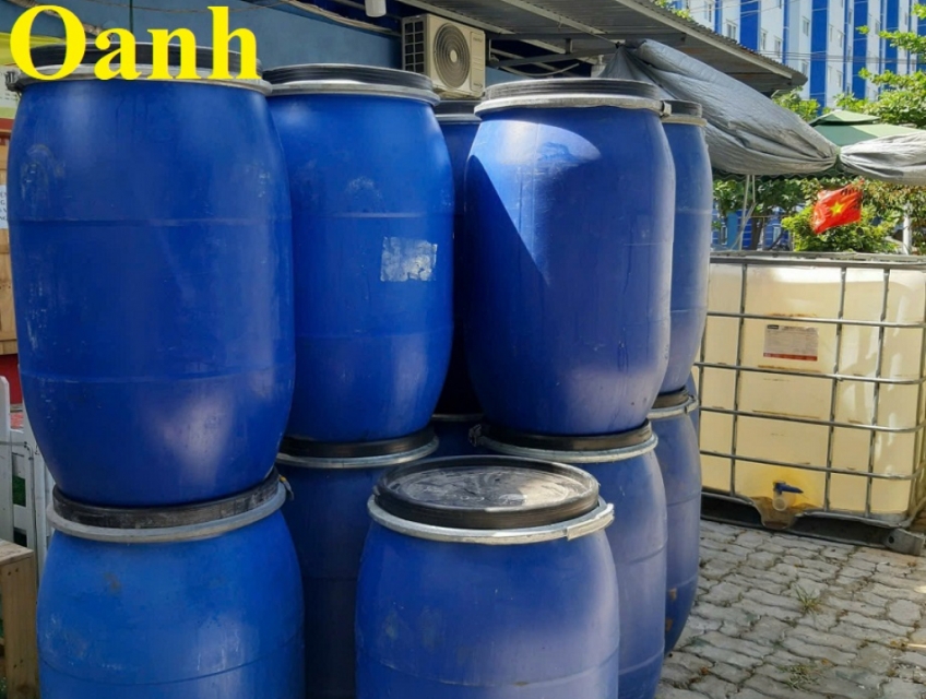 Thanh lý thùng phuy nhựa 50L–220L giá rẻ tại Quảng Nam – 0799345292
