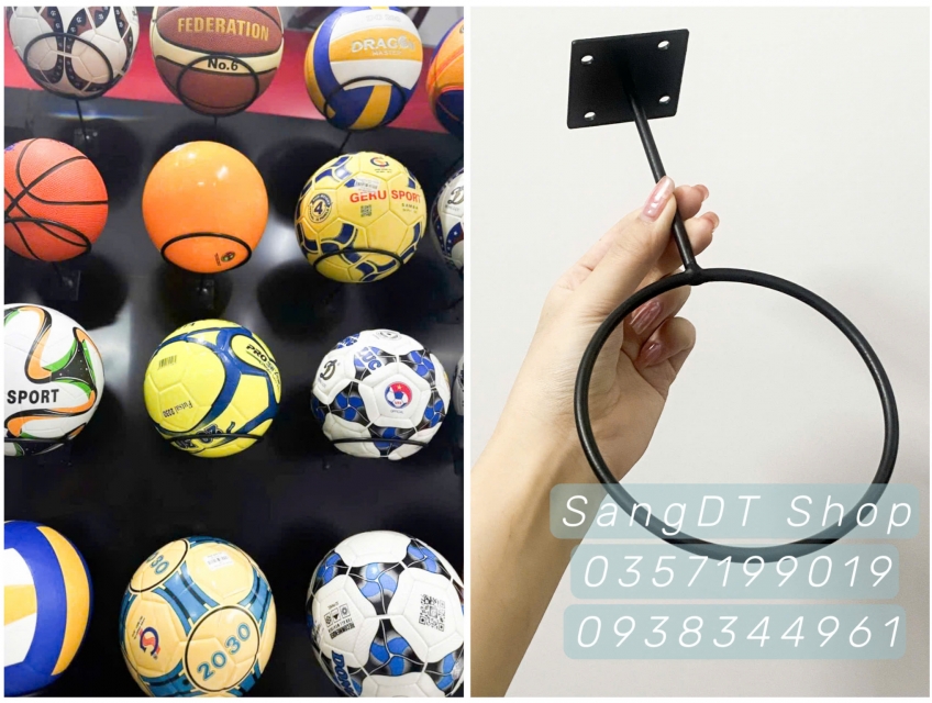 Móc treo trưng bày quả bóng - 4 loại phổ biến nhất hiện nay