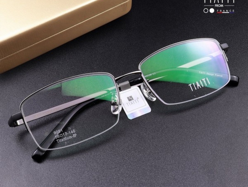 Tư vấn gọng kính titan nguyên khối Tiaiti chính hãng giá chỉ 1,5tr