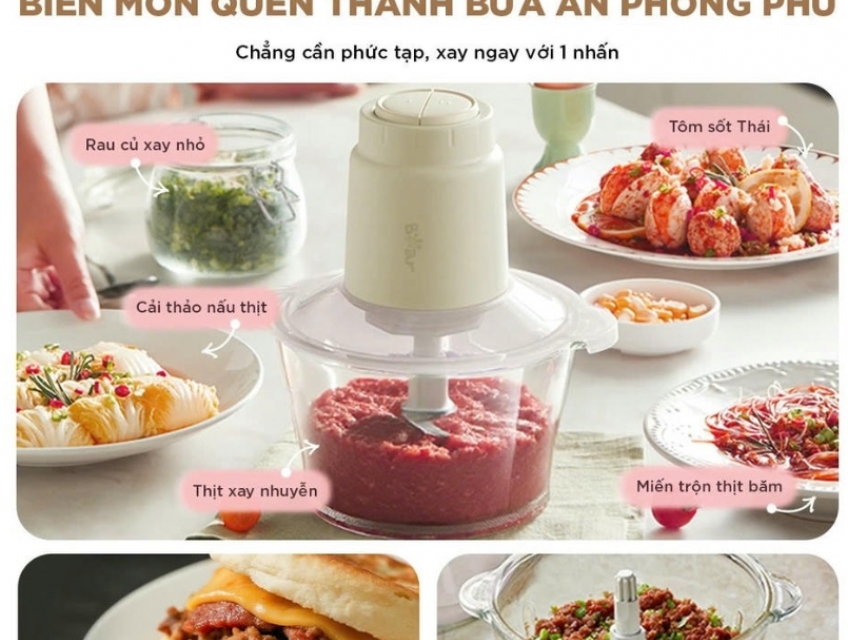 Bear CH-5H03E33: Trợ thủ cho mẹ đảm hiện đại