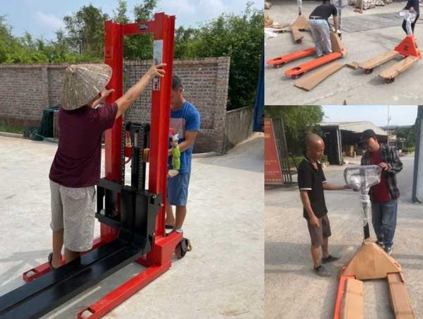 Bán xe nâng tay tại Thái Nguyên giá rẻ nhất