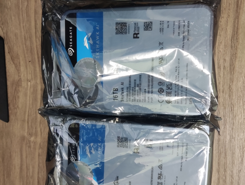 Thanh lý HDD Seagate Skyhawk AI 16Tb Model: ST16000VE002
