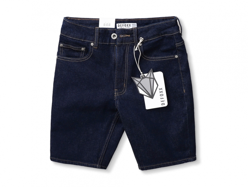 Quần short jean Defoxx chất cotton co giãn nhẹ hàng chính hãng