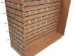 Sản xuất tấm gỗ Slatwall và phụ kiện cài tấm