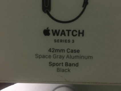 Apple Watch SR3 GPS Black 42mm (Hàng TGDĐ)