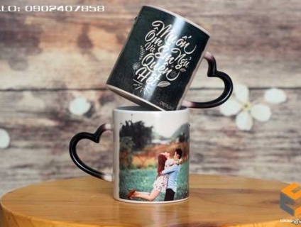 Cốc Đổi Màu Thần Kỳ - Quà Tặng Người Yêu