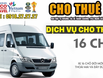 Cho thuê xe 16 chỗ | Saco