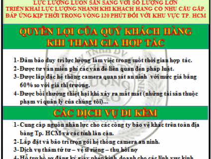 TUYỂN 5 NHÂN VIÊN GIỮ XE BAO ĂN Ở - LƯƠNG CAO