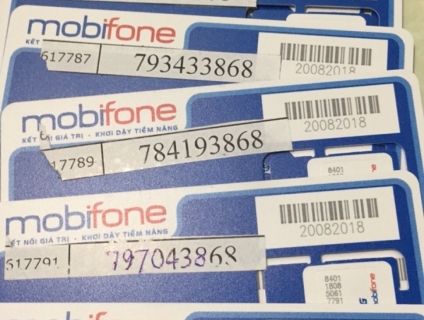Sim Mobifone Đuôi 79,68 Miễn Phí 4GB/Ngày , 1000 Phút Nội Mạng, 50p LM