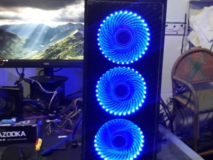 Thùng máy B75 i5 t.hệ 3, Ram 8G, ssd 120, gtx1060 3G, case 3 fan led