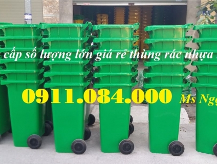 Cung cấp thùng rác 120 lít số lượng lớn đủ màu sắc tại Quận 6 Ms Ngọc 0911.084.000