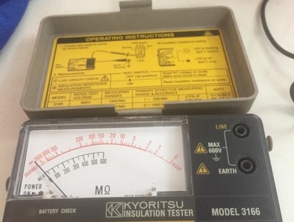 Thiết bị đo điện trở cách điện KYORITSU Model 3166 Hàng JAPAN