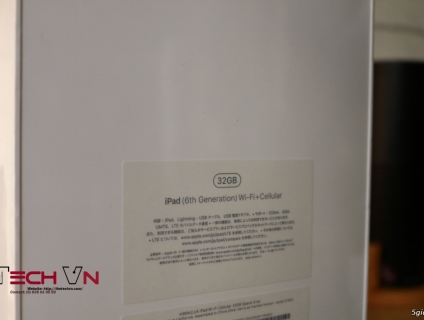 [TECHVN] APPLE IPAD GEN 6 32GB GRAY 2018 WIFI/4G (LTE) NEW SEAL