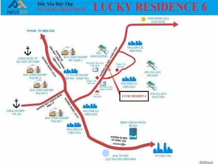 Hot! Siêu dự án đất nền Tân Thành, Phú Mỹ chỉ 1,6tr/m2, SHR, KCN Phú M