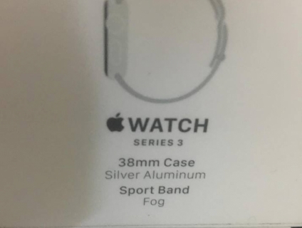 Apple Watch SR3 GPS Silver 38mm (Hàng TGDĐ)