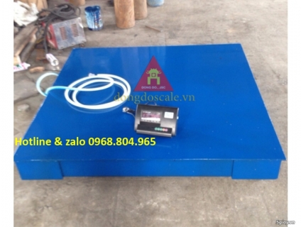 Cân sàn điện tử Salmon 5 tấn 1.5x1.5m bước nhảy chỉ 1kg cân bền đẹp