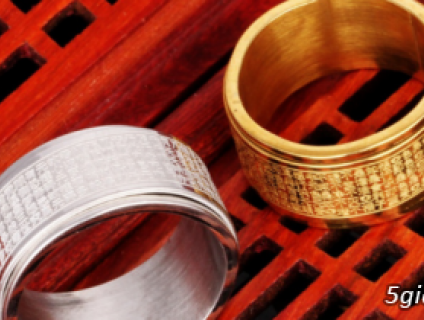 NHẪN NAM XOAY KHẮC KINH PHẬT