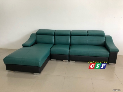 BỘ SOFA DA GÓC CAO CẤP