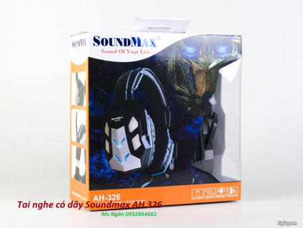 Tai nghe có dây Soundmax AH 326