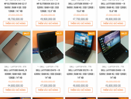 Bán Laptop xách tay Dell, HP, Macbook máy đẹp cấu hình cao giá rẻ