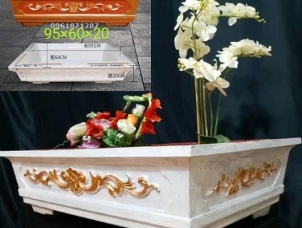 bán khuôn chậu chữ nhật miệng 60x95cm bền đẹp giá rẻ